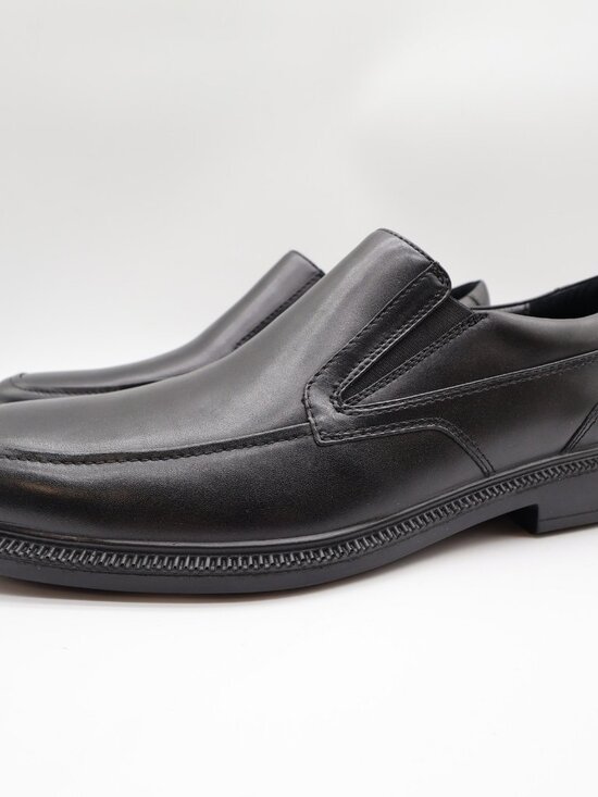 Hush Puppies Leverage Men\'s 12W Black Leather Waterproof Slip-On Shoes main image 8